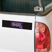 Crohn's Disease Hope Garden Ribbon Bumpersticker (Op Truck)