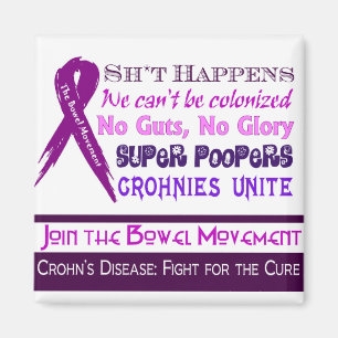 Crohn's Disease Humor Magneet