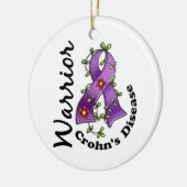 Crohn's Disease Warrior 15 Keramisch Ornament (Links)