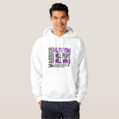 Crohn's Disease Warrior Hoodie (Voorkant volledig)