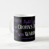 Crohn's Disease Warrior Koffiemok (Voorkant links)