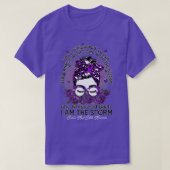 Crohn's en Colitis weten dat ik het storm rommelig T-shirt (Design voorkant)