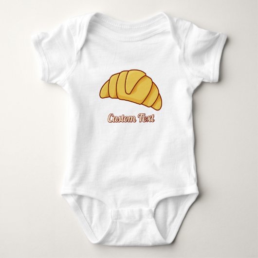 Croissant Baby Bodysuit (Voorkant)