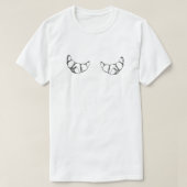 Croissant bakken shirt (Design voorkant)