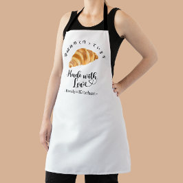 Croissant Bakker Modern Keuken Minimalistisch Bakk Schort