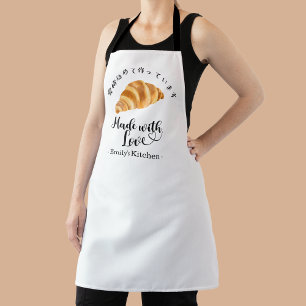 Croissant Bakker Modern Keuken Minimalistisch Bakk Schort