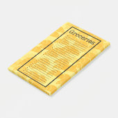 Croissant Boodschappenlijst Post-it® Notes (Schuin)