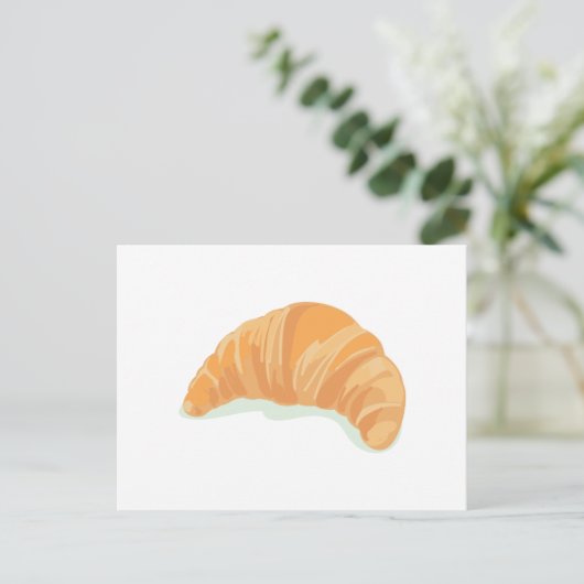 Croissant Briefkaart (Staand voorkant)
