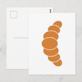 Croissant Briefkaart (Voorkant / Achterkant)