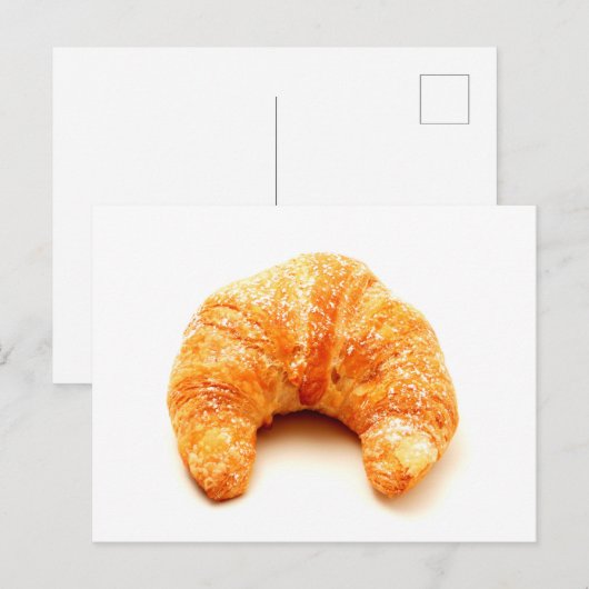 Croissant Briefkaart (Voorkant / Achterkant)