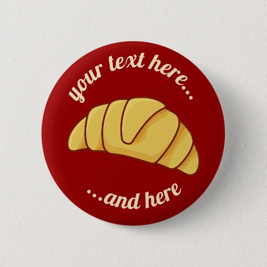 Croissant Button (Voorkant)