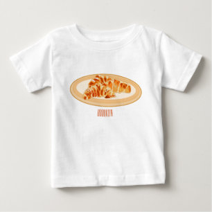 Croissant cartoon illustratie