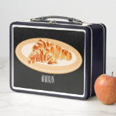 Croissant cartoon illustratie (In situ)