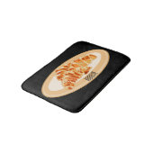 Croissant cartoon illustratie badmat (Gekanteld)