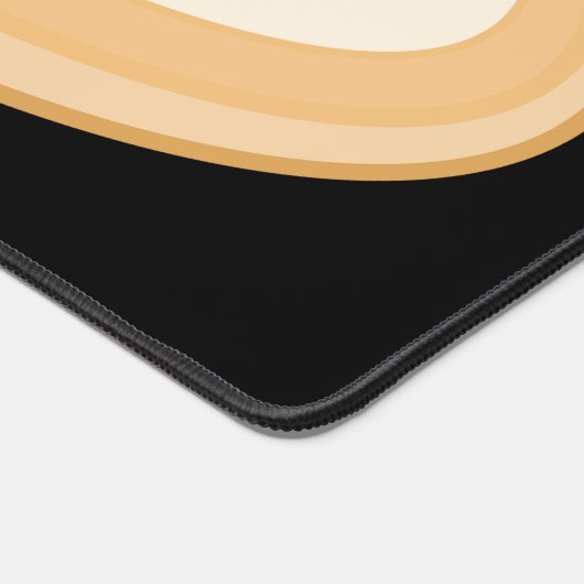 Croissant cartoon illustratie bureaumat (Hoek)