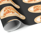 Croissant cartoon illustratie cadeaupapier (Rol Hoek)