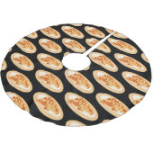 Croissant cartoon illustratie kerstboom rok (Gekanteld)