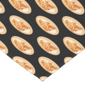 Croissant cartoon illustratie korte tafelloper (Hoek)