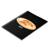 Croissant cartoon illustratie notitieboek (Linkerzijde)