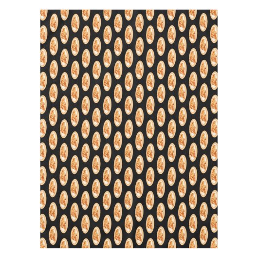 Croissant cartoon illustratie tafelkleed (Voorkant)