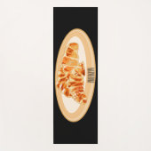 Croissant cartoon illustratie yogamat (Voorkant)