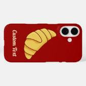 Croissant Case-Mate iPhone Case (Achterkant (horizontaal))