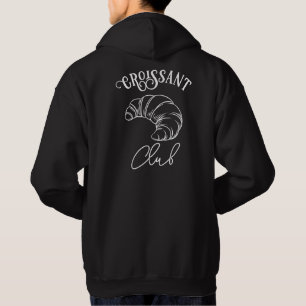 Croissant Club Frans ontbijt Hoodie
