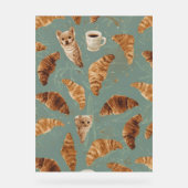 Croissant Crawl Cats, Coffee & French Bakery Chaos Acryl Bord (Voorkant)