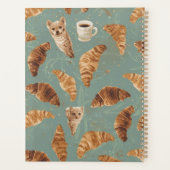 Croissant Crawl Cats, Coffee & French Planner (Achterkant)