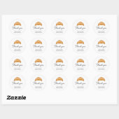 Croissant Cream Bakken Dank Je Sticker (Vel)
