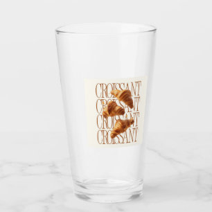 Croissant Esthetische Voedselposter – Franse Bakke Glas