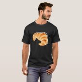 Croissant France Travel Eiffel Tower T-shirt (Voorkant volledig)