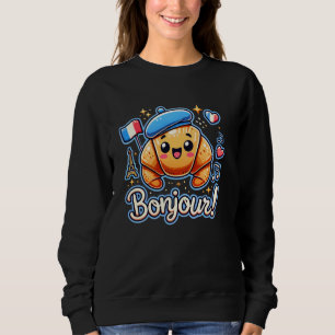 Croissant Frans Gezegde Quote Frankrijk Baking Fun Trui