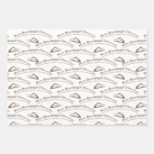 Croissant French Bakery Pain au Chocolat Inpakpapier Vel (Voorkant 2)