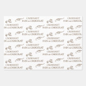 Croissant French Bakery  Pain au Chocolat Inpakpapier Vel (Voorkant)