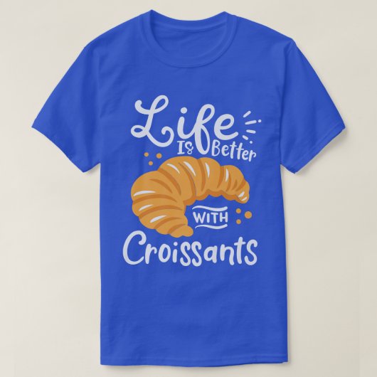 Croissant French Baking T-shirt (Design voorkant)