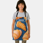 Croissant geometrisch kleurrijk gepersonaliseerd p schort (Insitu)