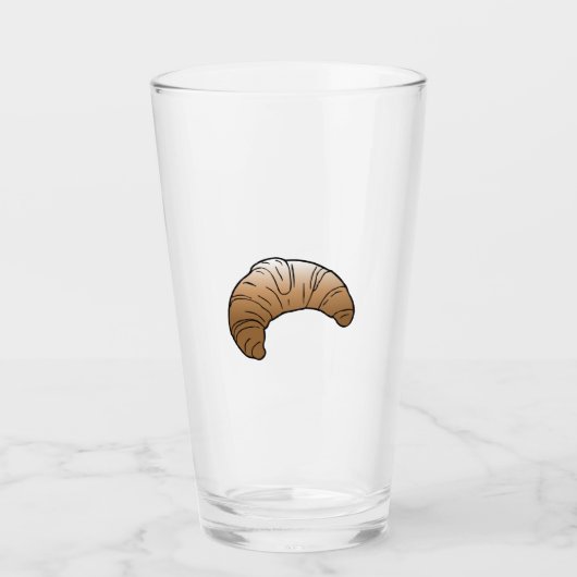 Croissant glazen tumblers (Voorkant)