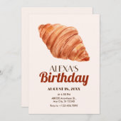 Croissant Kaart (Voorkant / Achterkant)