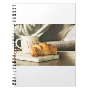 croissant-koffie notitieboek