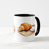 Croissant koffiekopje mok (Voorkant rechts)