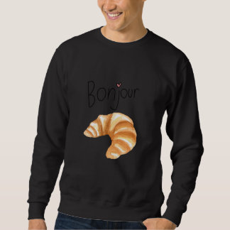Croissant Paris Bonjour Foodie Reisstudie in het b Trui