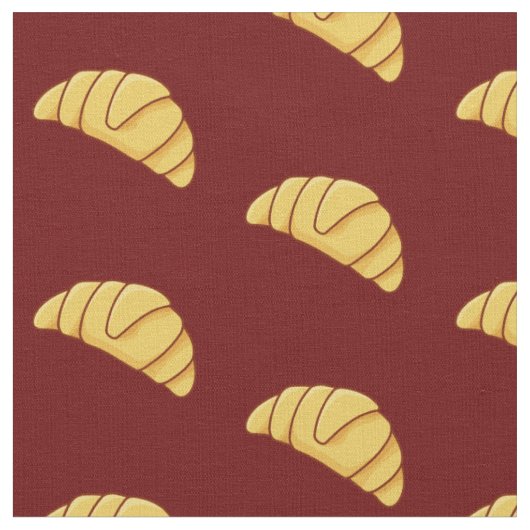 Croissant Pattern Stof (Close Up)