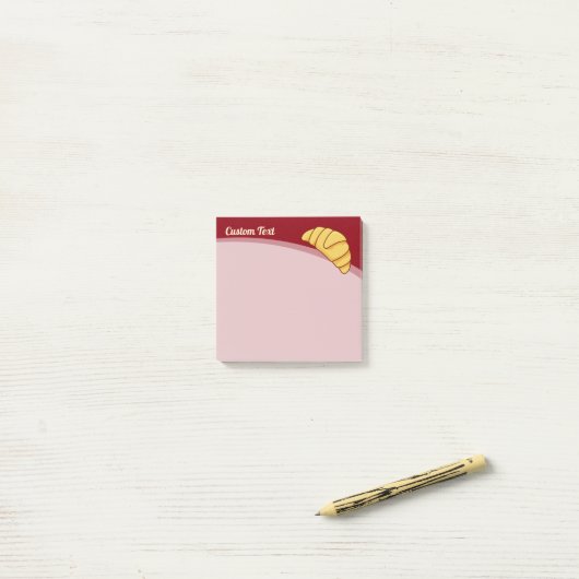 Croissant Post-it® Notes (Op bureau)