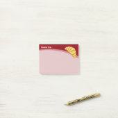 Croissant Post-it® Notes (Op bureau)