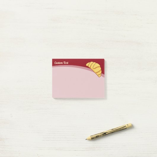 Croissant Post-it® Notes (Op bureau)