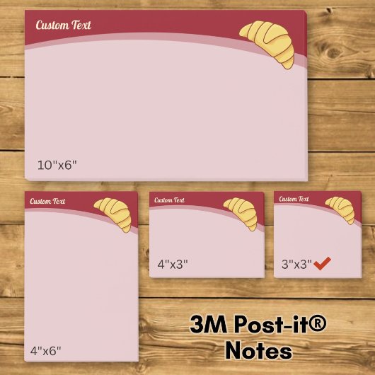 Croissant Post-it® Notes