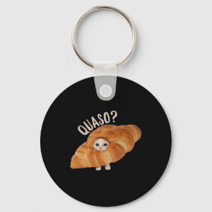 Croissant Quasocat Meme voor vrouwen  Croissan Sleutelhanger