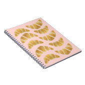 Croissant Roos Waterverf Notitieboek (Rechterzijde)