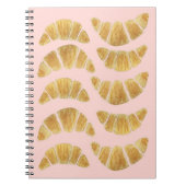 Croissant Roos Waterverf Notitieboek (Voorkant)